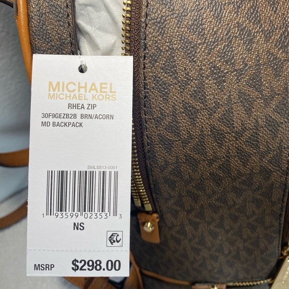 NWT Michael Kors Rhea medium backpack - Picture 8 of 12
